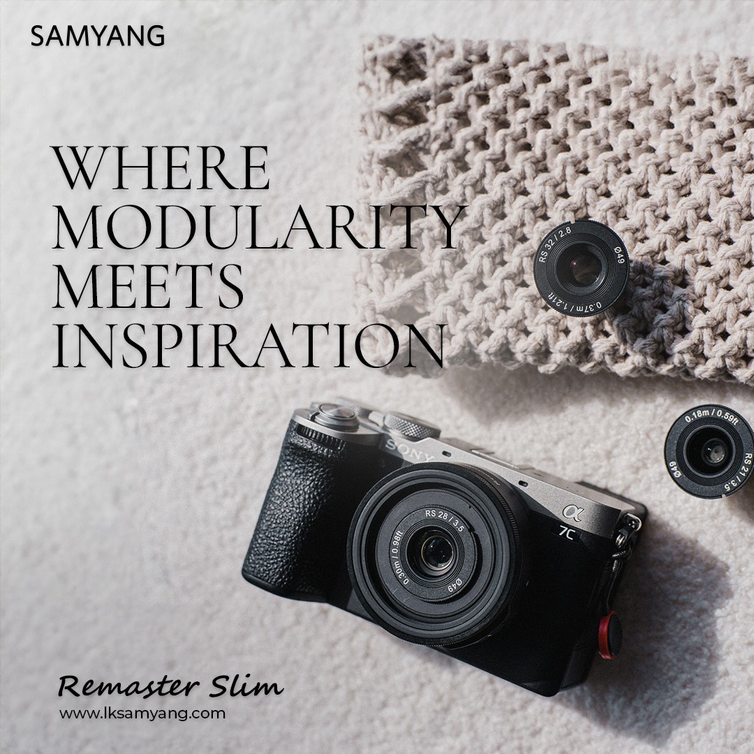 Samyang Lens SG | New Release: Samyang Remaster Slim Set